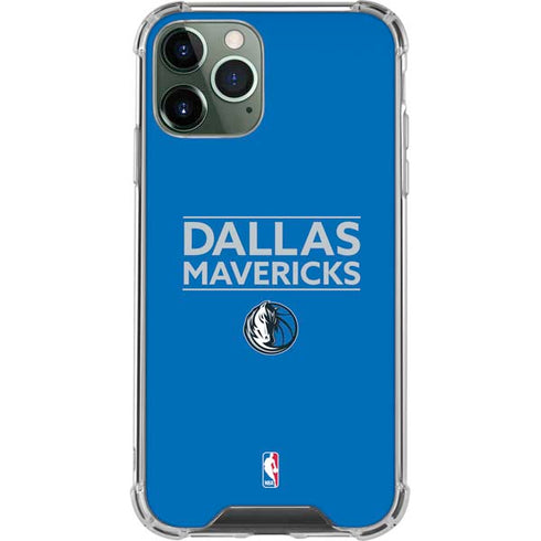 NBA Dallas Mavericks Standard - Light Blue iPhone 11 Pro Max Clear Case
