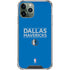 NBA Dallas Mavericks Standard - Light Blue iPhone 11 Pro Max Clear Case
