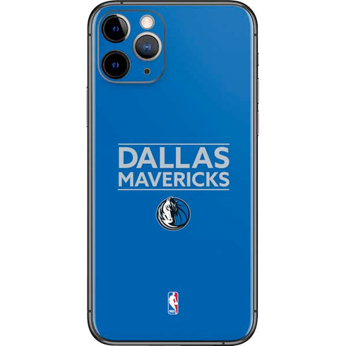 NBA Dallas Mavericks Standard - Light Blue iPhone 11 Pro Skin
