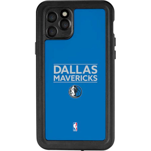 NBA Dallas Mavericks Standard - Light Blue iPhone 11 Pro Waterproof Case