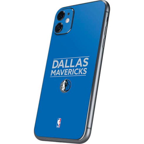NBA Dallas Mavericks Standard - Light Blue iPhone 11 Skin
