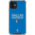 NBA Dallas Mavericks Standard - Light Blue iPhone 12 Clear Case