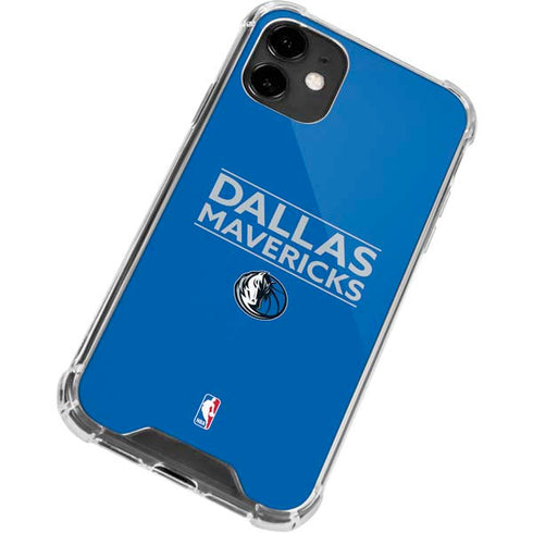 NBA Dallas Mavericks Standard - Light Blue iPhone 12 Clear Case