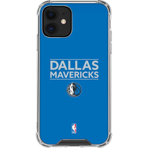 NBA Dallas Mavericks Standard - Light Blue iPhone 12 Mini Clear Case