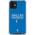 NBA Dallas Mavericks Standard - Light Blue iPhone 12 Mini Clear Case