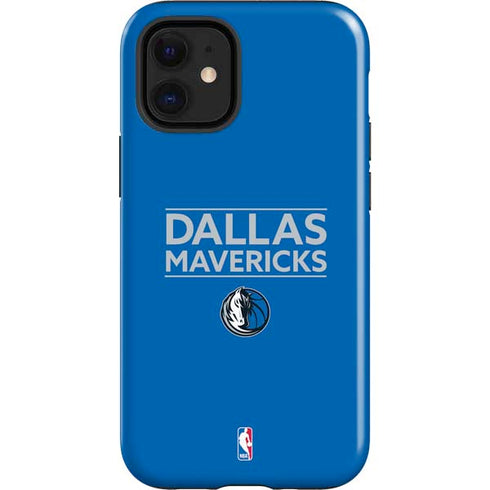 NBA Dallas Mavericks Standard - Light Blue iPhone 12 Mini Impact Case