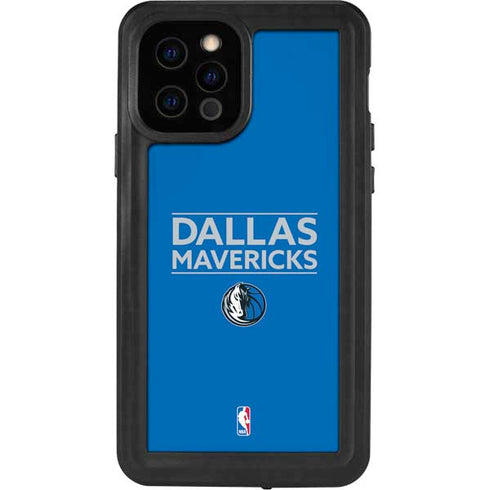 NBA Dallas Mavericks Standard - Light Blue iPhone 12 Pro Waterproof Case