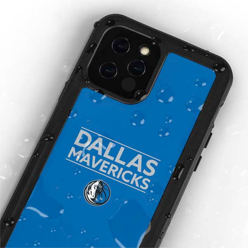 NBA Dallas Mavericks Standard - Light Blue iPhone 12 Pro Waterproof Case