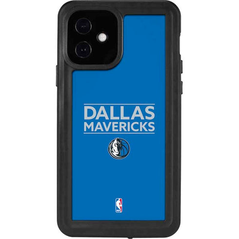 NBA Dallas Mavericks Standard - Light Blue iPhone 12 Waterproof Case