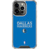 NBA Dallas Mavericks Standard - Light Blue iPhone 13 Pro Clear Case