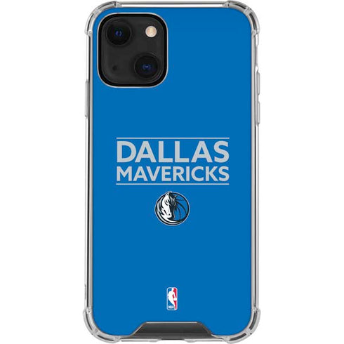 NBA Dallas Mavericks Standard - Light Blue iPhone 14 Clear Case