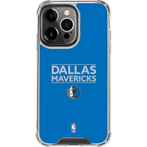 NBA Dallas Mavericks Standard - Light Blue iPhone 15 Pro Clear Case