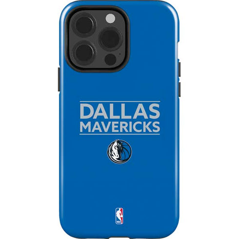 NBA Dallas Mavericks Standard - Light Blue iPhone 15 Pro Impact Case
