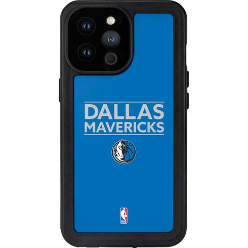 NBA Dallas Mavericks Standard - Light Blue iPhone 14 Pro Max Waterproof Case