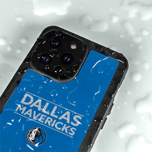 NBA Dallas Mavericks Standard - Light Blue iPhone 14 Pro Max Waterproof Case