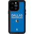 NBA Dallas Mavericks Standard - Light Blue iPhone 14 Pro Waterproof Case