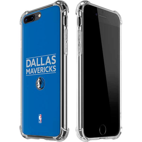 NBA Dallas Mavericks Standard - Light Blue iPhone 7/8 Plus Clear Case
