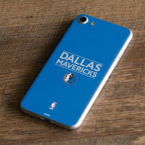 NBA Dallas Mavericks Standard - Light Blue iPhone 8 Skin