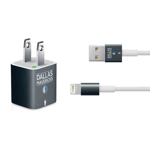 NBA Dallas Mavericks Standard - Blue iPhone Charger (5W USB) Skin