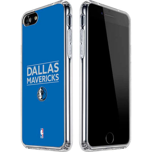 NBA Dallas Mavericks Standard - Light Blue iPhone SE (2nd & 3rd Gen) Clear Case