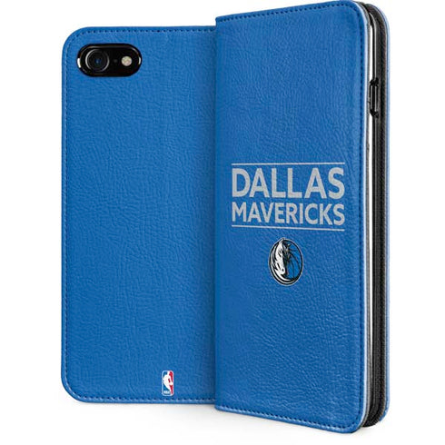 NBA Dallas Mavericks Standard - Light Blue iPhone SE (2nd & 3rd Gen) Folio Case