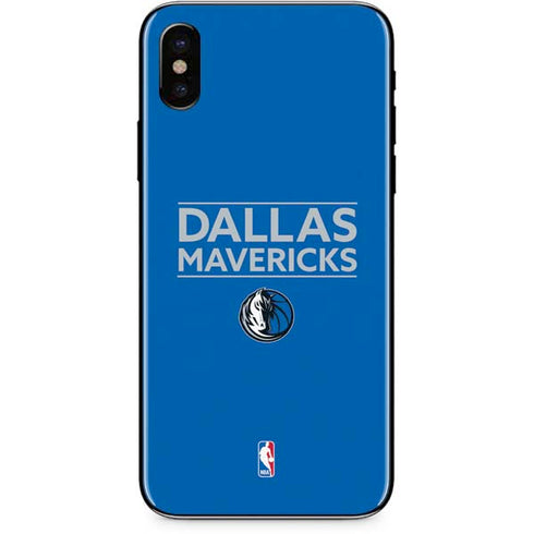 NBA Dallas Mavericks Standard - Light Blue iPhone XS Skin