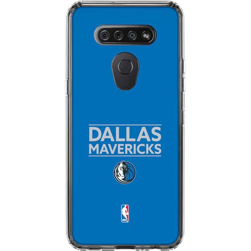 NBA Dallas Mavericks Standard - Light Blue LG K51/Q51 Clear Case