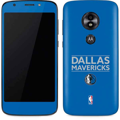 NBA Dallas Mavericks Standard - Light Blue Moto E5 Play Skin