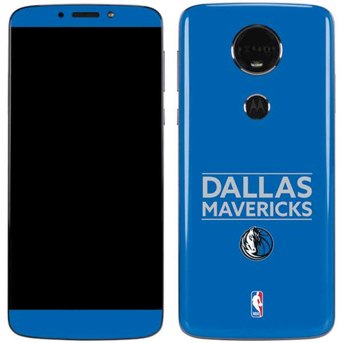 NBA Dallas Mavericks Standard - Light Blue Moto E5 Plus Skin
