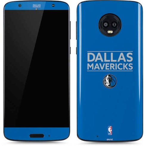 NBA Dallas Mavericks Standard - Light Blue Moto G6 Skin