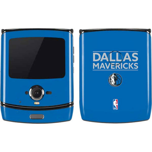 NBA Dallas Mavericks Standard - Light Blue Motorola RAZR Skin