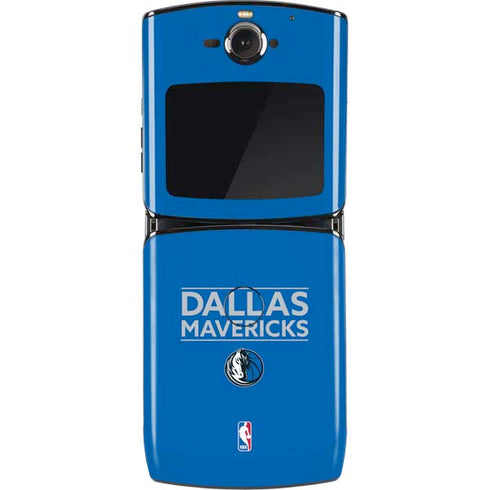 NBA Dallas Mavericks Standard - Light Blue Motorola RAZR Skin