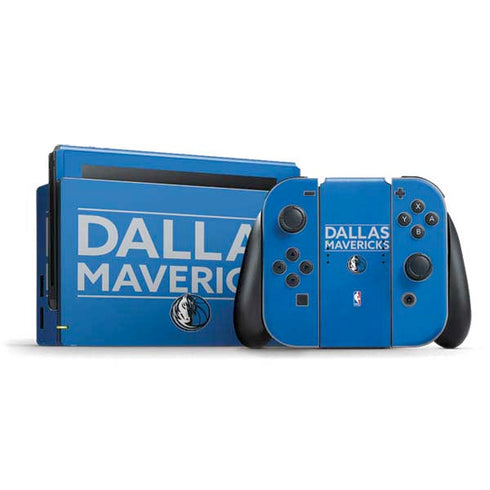 NBA Dallas Mavericks Standard - Light Blue Nintendo Switch Bundle Skin