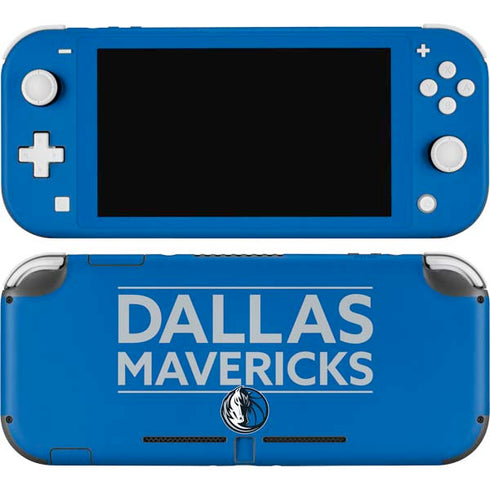 NBA Dallas Mavericks Standard - Light Blue Nintendo Switch Lite Skin