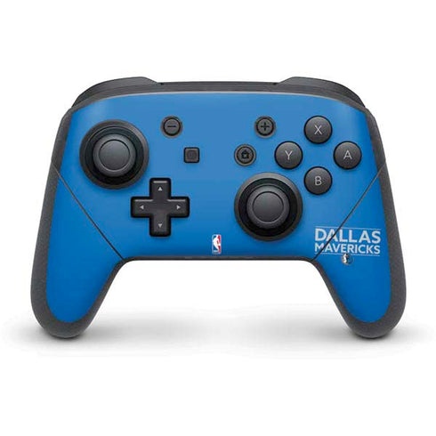 NBA Dallas Mavericks Standard - Light Blue Nintendo Switch Pro Controller Skin