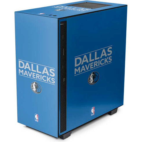 NBA Dallas Mavericks Standard - Light Blue NZXT H510 Compact ATX Mid-Tower Case Skin