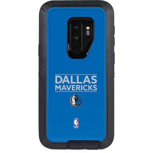 NBA Dallas Mavericks Standard - Light Blue Otterbox Defender Galaxy Skin