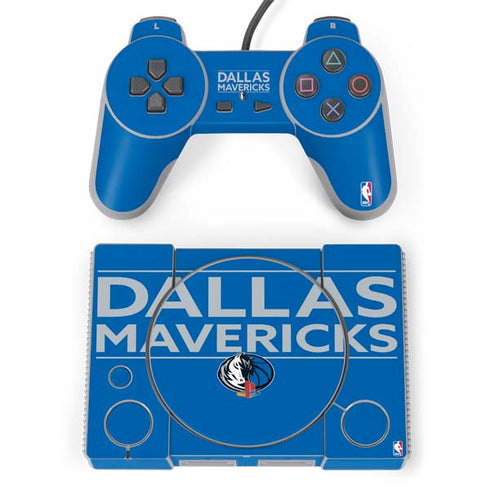 NBA Dallas Mavericks Standard - Light Blue PlayStation Classic Bundle Skin