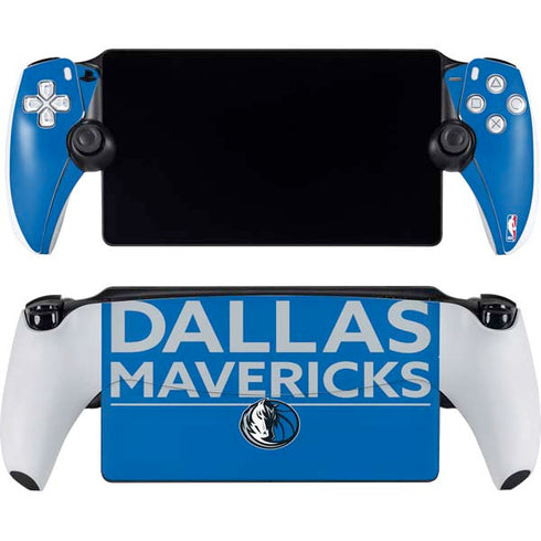 NBA Dallas Mavericks Standard - Light Blue PlayStation Portal Remote Player Skin