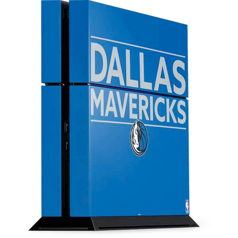 NBA Dallas Mavericks Standard - Light Blue PS4 Console Skin