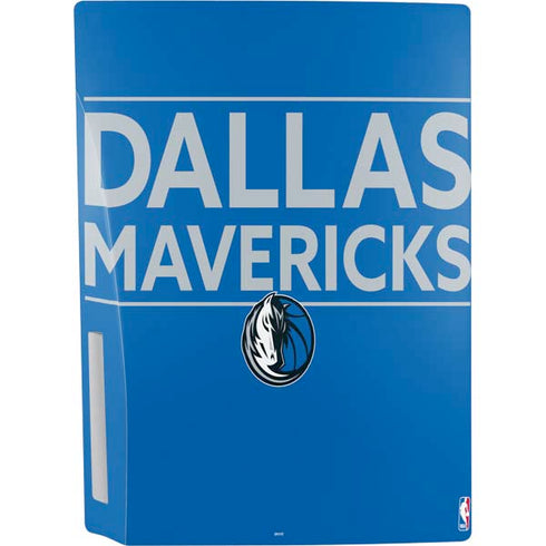 NBA Dallas Mavericks Standard - Light Blue PS5 Console Skin