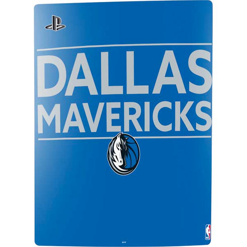 NBA Dallas Mavericks Standard - Light Blue PS5 Digital Edition Console Skin