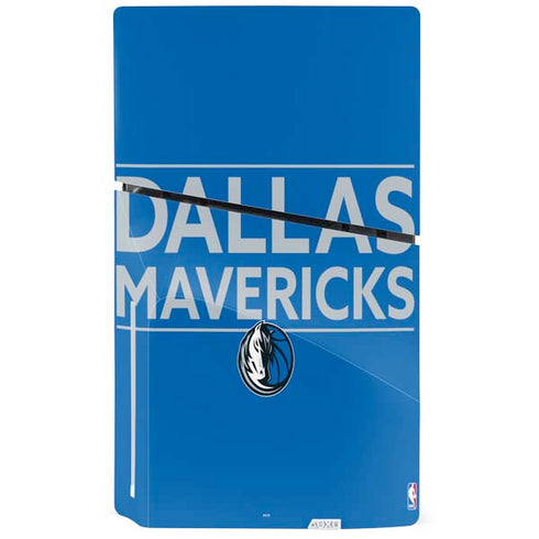 NBA Dallas Mavericks Standard - Light Blue PS5 Slim Disk Bundle Skin