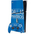NBA Dallas Mavericks Standard - Light Blue PS5 Slim Digital Edition Console Skin