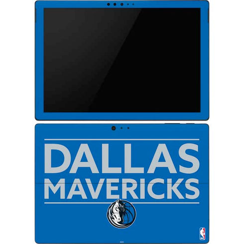 NBA Dallas Mavericks Standard - Light Blue Surface Pro 6 Skin