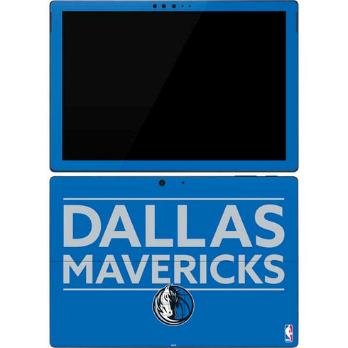 NBA Dallas Mavericks Standard - Light Blue Surface Pro 7 Skin