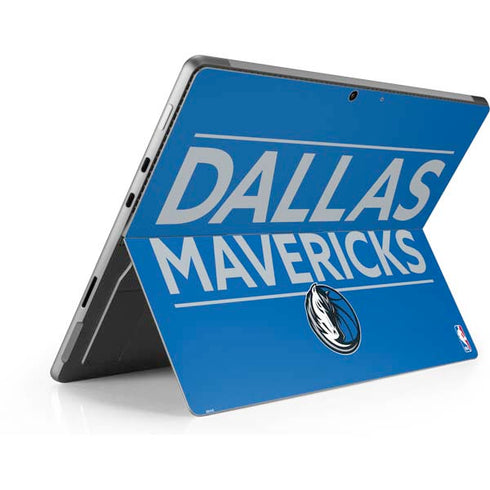 NBA Dallas Mavericks Standard - Light Blue Surface Pro 8 Skin