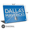 NBA Dallas Mavericks Standard - Light Blue Universal Laptop 13in (10.6 x 7.6in) Skin