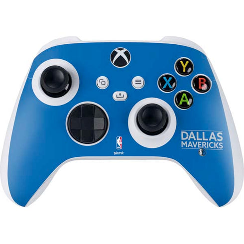NBA Dallas Mavericks Standard - Light Blue Xbox Series S Controller Skin