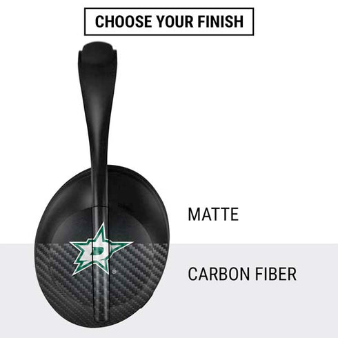 NHL Dallas Stars Black Background Bose Noise Cancelling Headphones 700 Skin